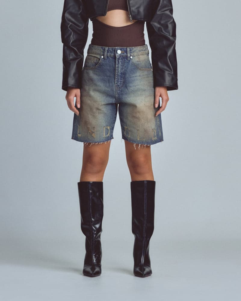 Short Denim Women Undergold Stardust Studio