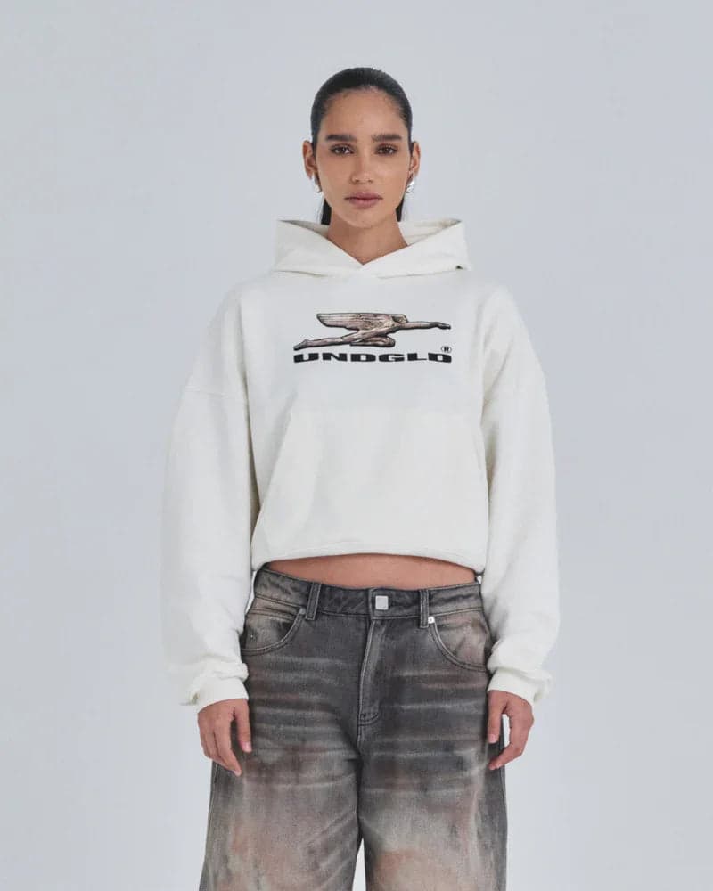 Hoodie Boxy Fit Women Undergold Holy State Deco