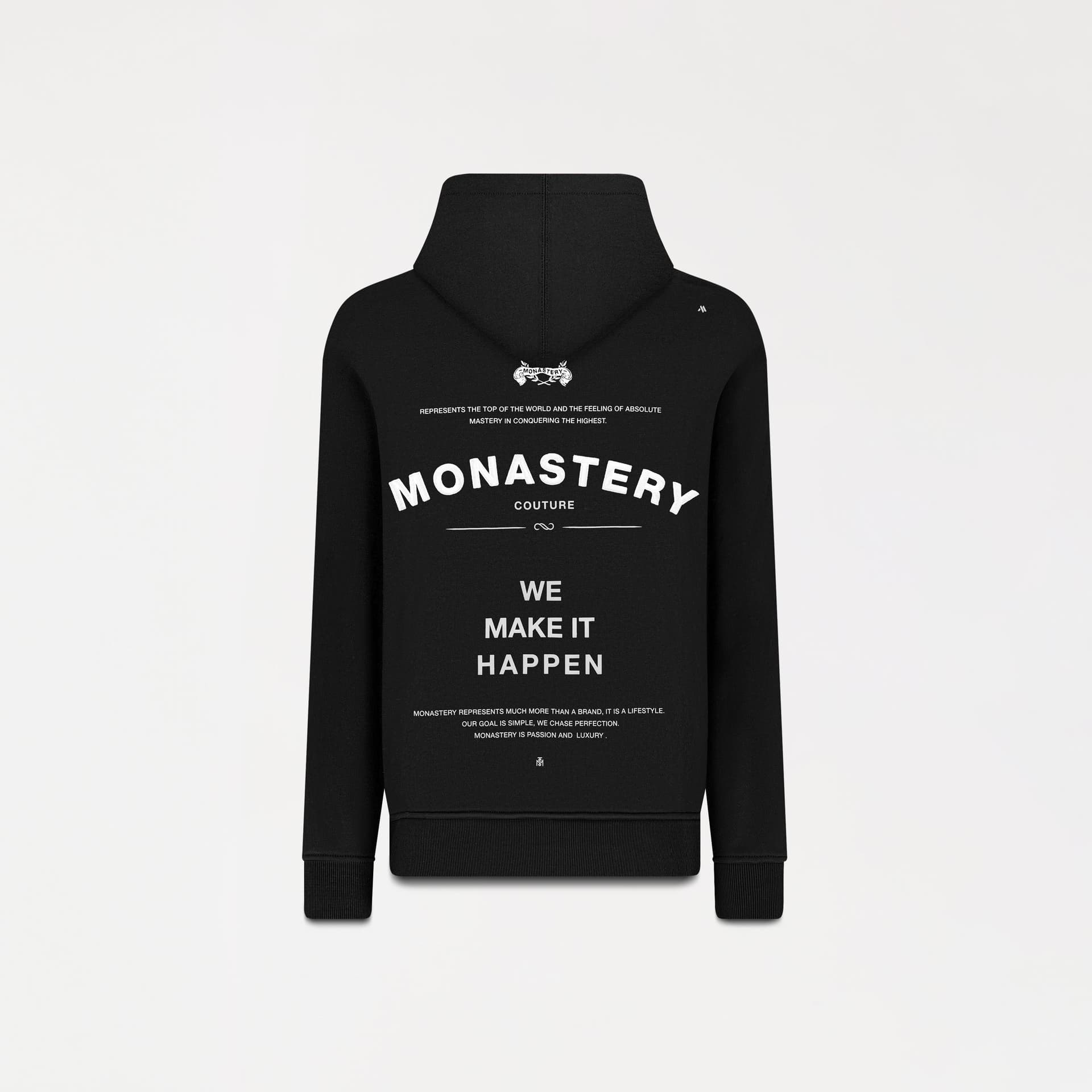 REHSAG HOODIE MEN BLACK